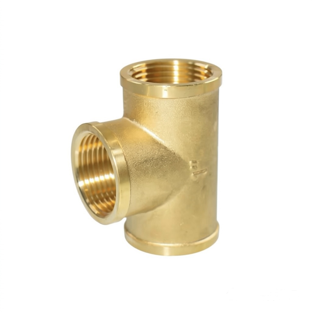 მდედრობითი ხრახნიანი Tee Pipe Fitting