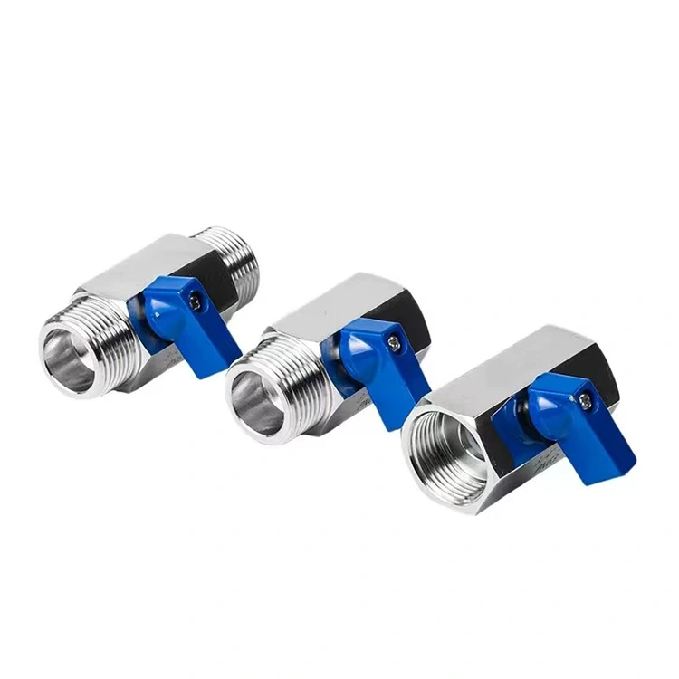 სპეციალური მინი ბურთიანი სარქველი HVAC და გაზი